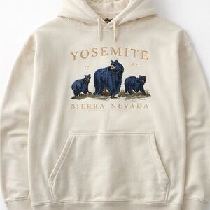 Brandy Melville Beige Yosemite Hoodie